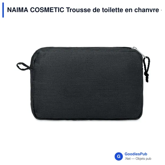 NAIMA COSMETIC Trousse de toilette en chanvre - Image 9
