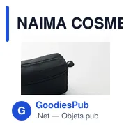NAIMA COSMETIC Trousse de toilette en chanvre - Miniature 10