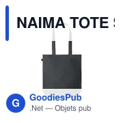 NAIMA TOTE Sac shopping en chanvre - Miniature 2
