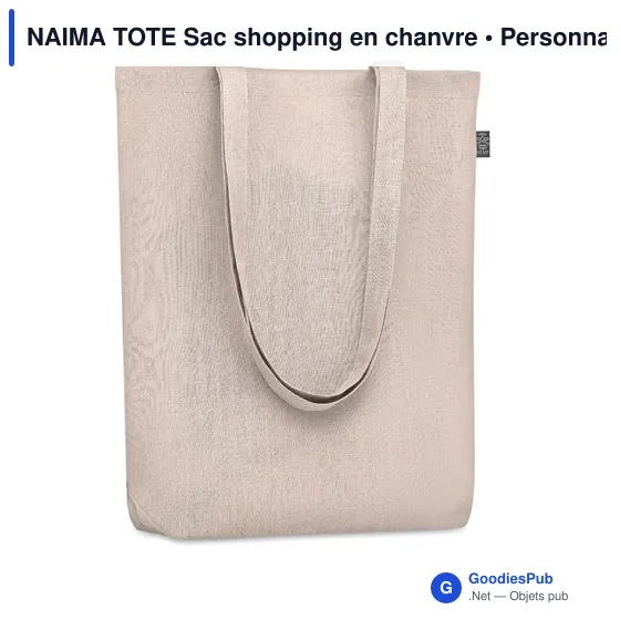 NAIMA TOTE Sac shopping en chanvre - Image 11