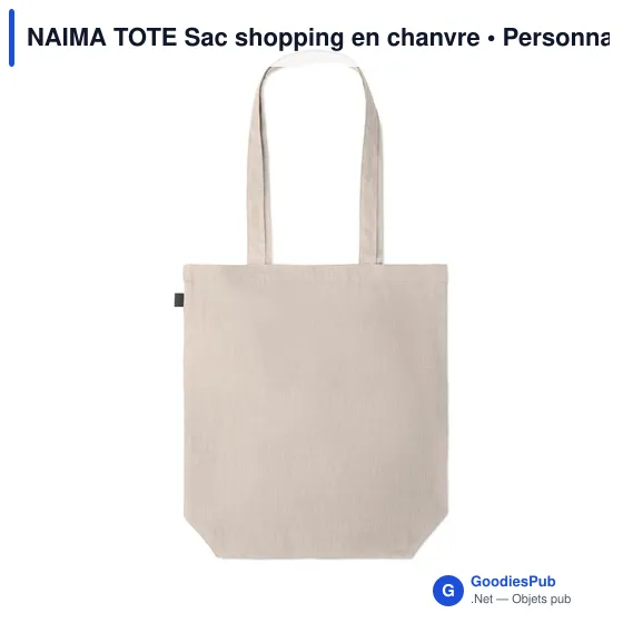 NAIMA TOTE Sac shopping en chanvre - Image 12