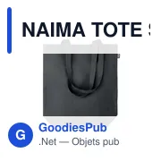NAIMA TOTE Sac shopping en chanvre - Miniature 3