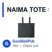 NAIMA TOTE Sac shopping en chanvre - Miniature 4