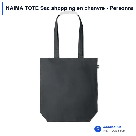 NAIMA TOTE Sac shopping en chanvre - Image 4