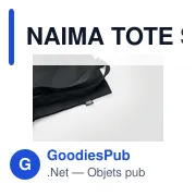 NAIMA TOTE Sac shopping en chanvre - Miniature 6