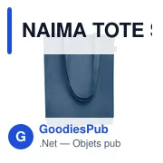 NAIMA TOTE Sac shopping en chanvre - Miniature 7