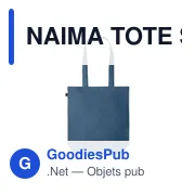 NAIMA TOTE Sac shopping en chanvre - Miniature 8
