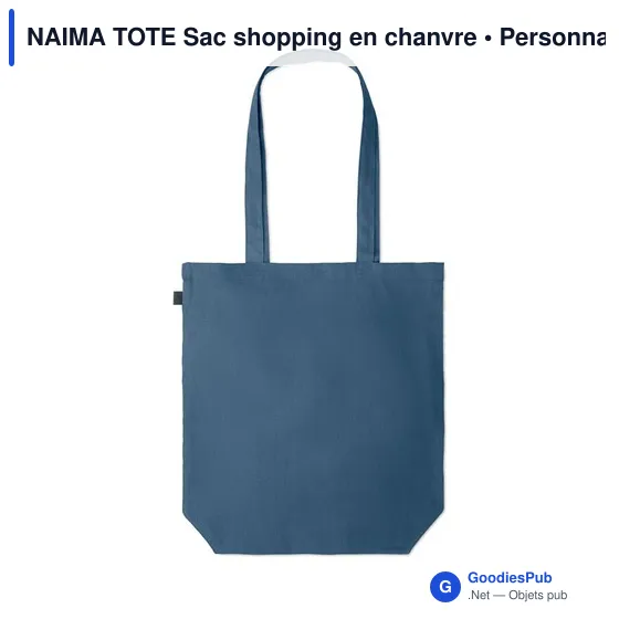 NAIMA TOTE Sac shopping en chanvre - Image 8