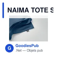NAIMA TOTE Sac shopping en chanvre - Miniature 10