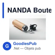 NANDA Bouteille bambou double paroi - Miniature 5