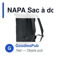 NAPA Sac à dos enroulable RPET 600D - Miniature 2
