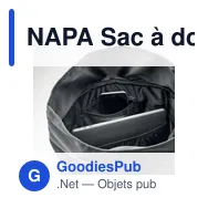 NAPA Sac à dos enroulable RPET 600D - Miniature 3