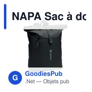 NAPA Sac à dos enroulable RPET 600D - Miniature 4