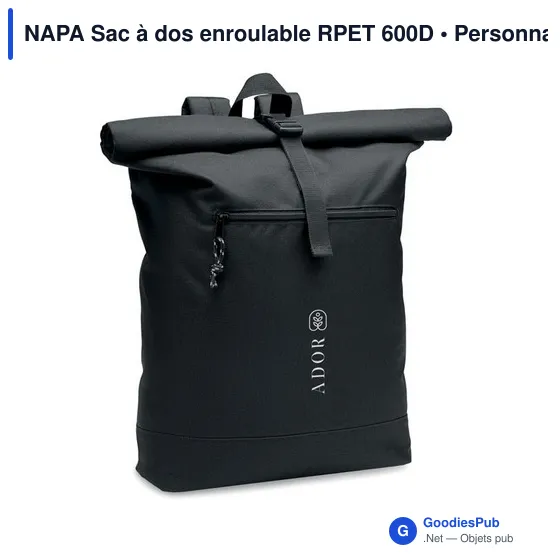 NAPA Sac à dos enroulable RPET 600D - Image 4