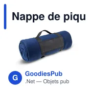 Nappe de pique-nique personnalisable avec logo - Bellaro - Miniature 1