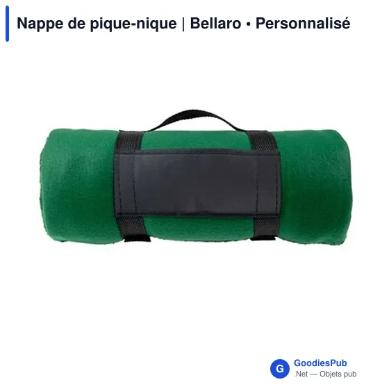 Nappe de pique-nique personnalisable avec logo - Bellaro - Image 12