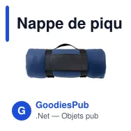 Nappe de pique-nique personnalisable avec logo - Bellaro - Miniature 4