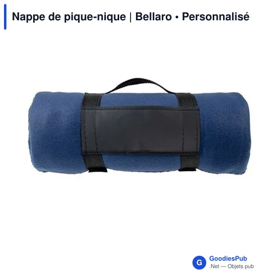 Nappe de pique-nique personnalisable avec logo - Bellaro - Image 4