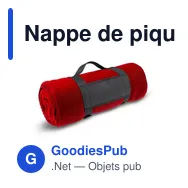 Nappe de pique-nique personnalisable avec logo - Bellaro - Miniature 5
