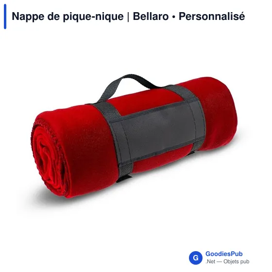 Nappe de pique-nique personnalisable avec logo - Bellaro - Image 5