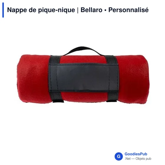 Nappe de pique-nique personnalisable avec logo - Bellaro - Image 8