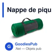 Nappe de pique-nique personnalisable avec logo - Bellaro - Miniature 9