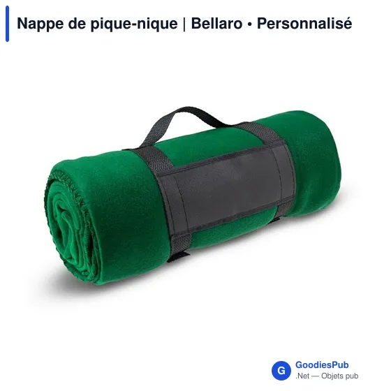 Nappe de pique-nique personnalisable avec logo - Bellaro - Image 9