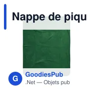 Nappe de pique-nique personnalisable avec logo - Bellaro - Miniature 10
