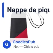 Nappe de pique-nique personnalisable en polyester Amal avec logo - Miniature 8