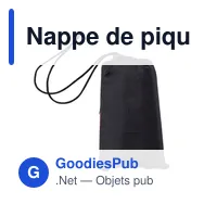 Nappe de pique-nique personnalisable en polyester Amal avec logo - Miniature 9