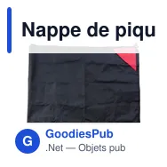 Nappe de pique-nique personnalisable en polyester Amal avec logo - Miniature 10