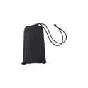 Variante noir - Nappe de pique-nique personnalisable en polyester Amal avec logo