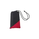 Variante rouge - Nappe de pique-nique personnalisable en polyester Amal avec logo
