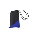 Variante bleu - Nappe de pique-nique personnalisable en polyester Amal avec logo