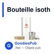 Bouteille isotherme personnalisable Nara Tea Bottle 300 ml avec logo - Miniature 1