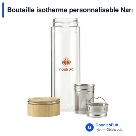 Bouteille isotherme personnalisable Nara Tea Bottle 300 ml avec logo