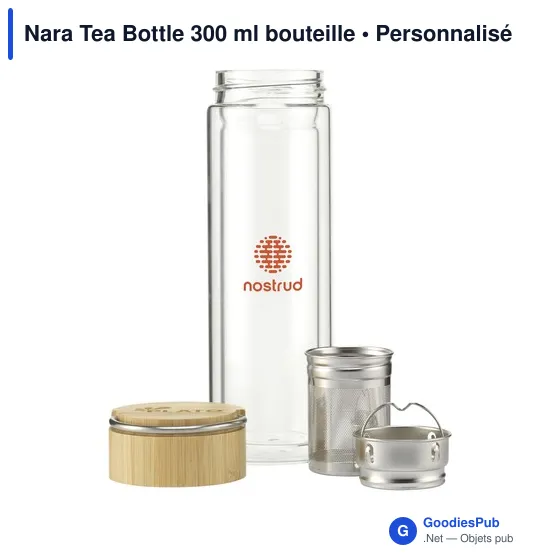 Bouteille isotherme personnalisable Nara Tea Bottle 300 ml avec logo - Image 1