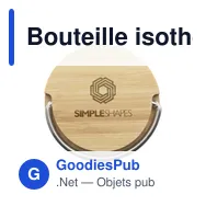 Bouteille isotherme personnalisable Nara Tea Bottle 300 ml avec logo - Miniature 2