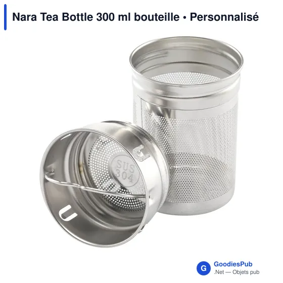 Bouteille isotherme personnalisable Nara Tea Bottle 300 ml avec logo - Image 3