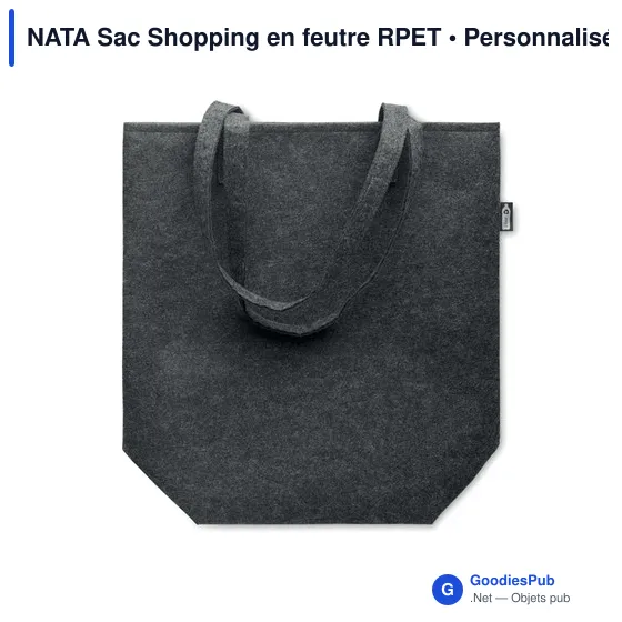 NATA Sac Shopping en feutre RPET - Image 12