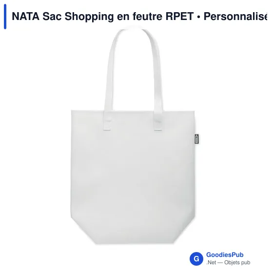 NATA Sac Shopping en feutre RPET - Image 4