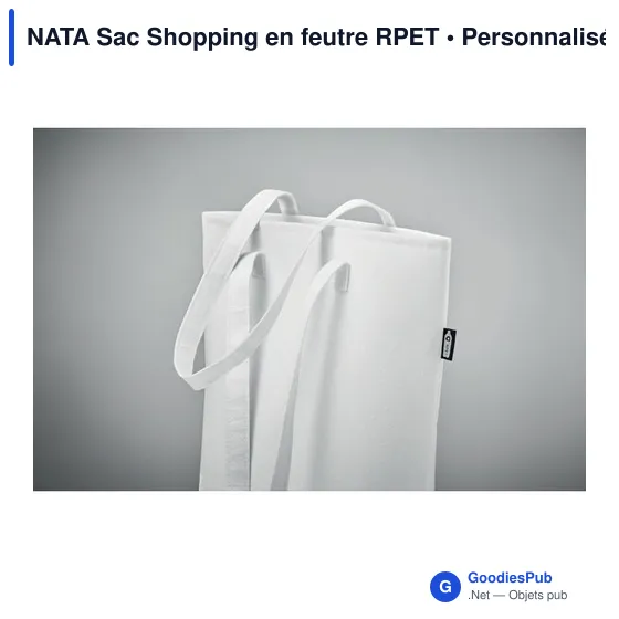 NATA Sac Shopping en feutre RPET - Image 5