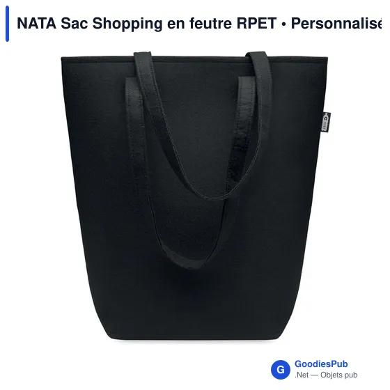 NATA Sac Shopping en feutre RPET - Image 8