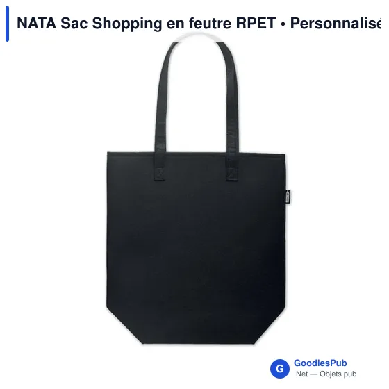 NATA Sac Shopping en feutre RPET - Image 9