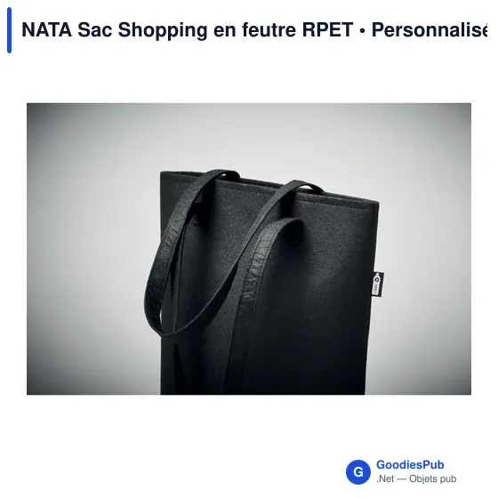 NATA Sac Shopping en feutre RPET - Image 10