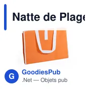 Natte de Plage Buren - Miniature 4