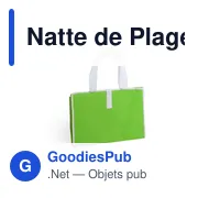 Natte de Plage Buren - Miniature 5