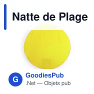 Natte de Plage Hansier - Miniature 2