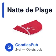 Natte de Plage Hansier - Miniature 3