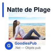 Natte de Plage Hansier - Miniature 4